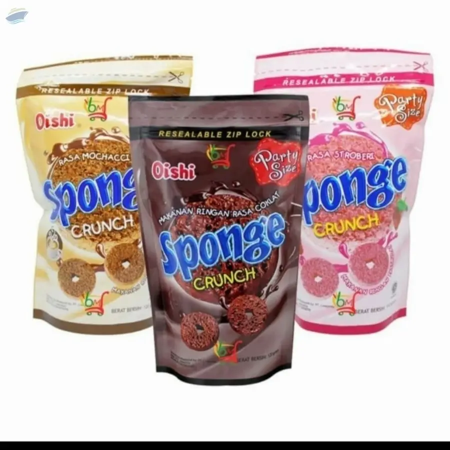 Oishi Sponge Crunch Snack.